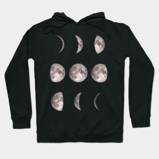 Moon phase poster Hoodie